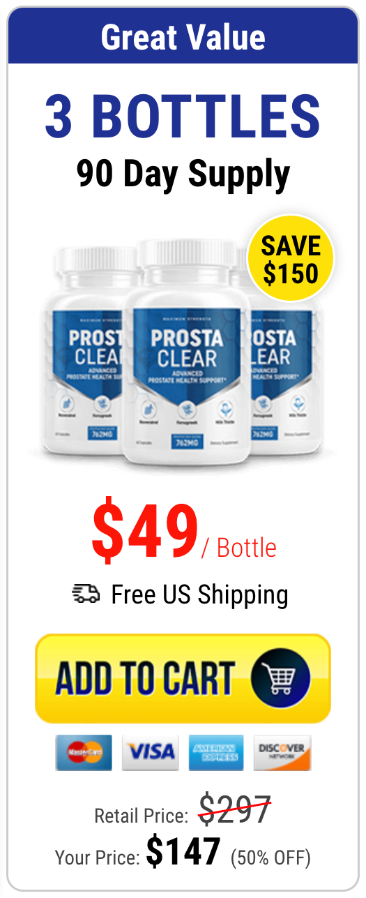 ProstaClear - 3 Bottles